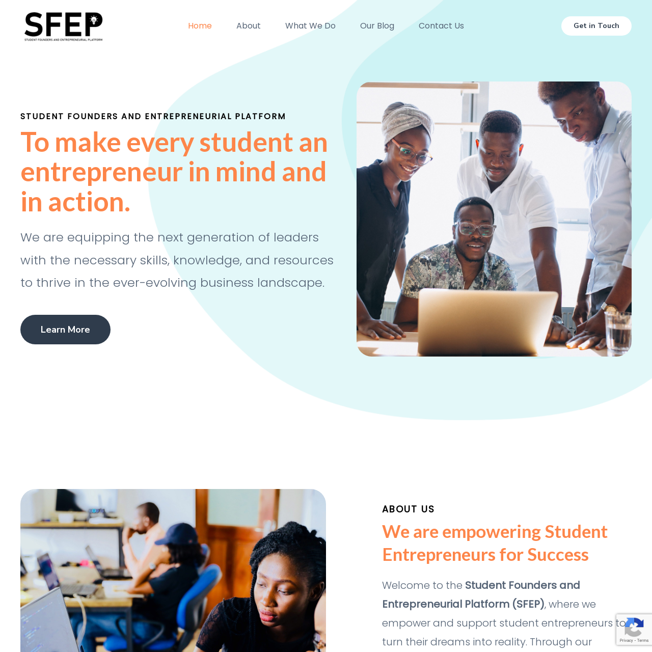 Student Founders Entrepreneurial Platform